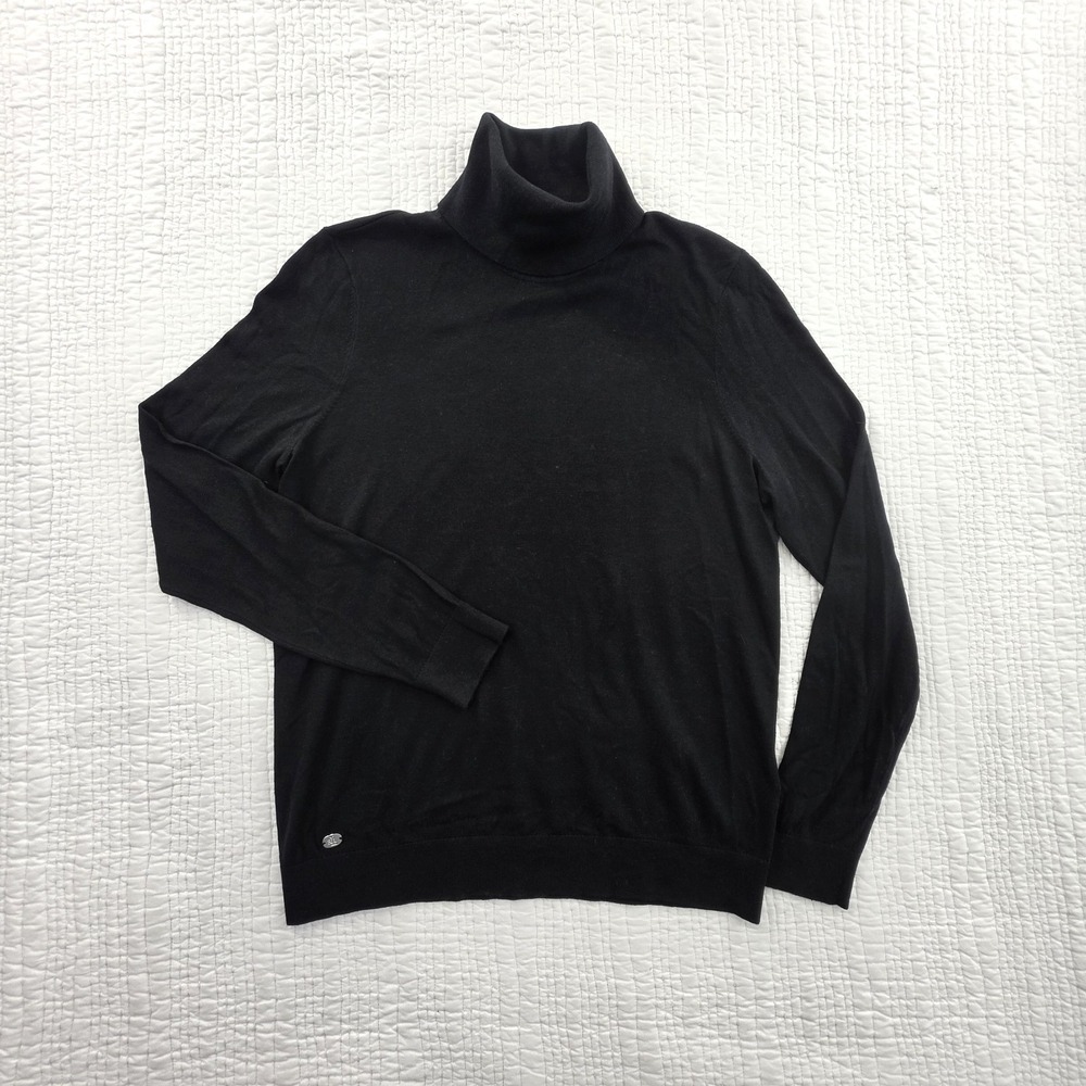 Lauren Ralph Lauren Black‎ Label Turtleneck Sweater NWT Long Sleeve Silk Modal